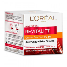 Creme Anti-Idade Facial Loreal Paris Revitalift Creme Diurno FPS18 - 49g