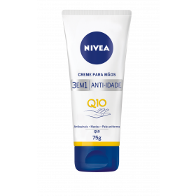 NIVEA CREME PARA AS MÃOS 3 EM 1 - ANTI-IDADE - Q10 - 75g