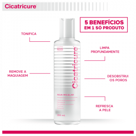 Cicatricure Água Micelar - Demaquilante 200ml 