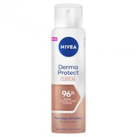 Desodorante antitranspirante aerosol Nivea Derma Protect Clinical Feminino 150ml 