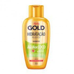 Shampoo Niely Gold Hidratação milagrosa Água de coco + extrato de babosa
