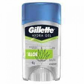 Desodorante antitranspirante clear gel Gillette Aloe masculino com 45g