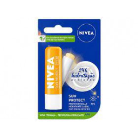 PROTETOR SOLAR LABIAL E HIDRATANTE NIVEA SUN PROTECT FPS 30 COM 4,8G