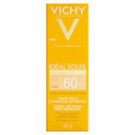 Protetor Solar Facial Vichy Idéal Soleil Clarify Cor Clara FPS 60 40g