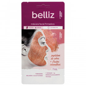 Máscara Facial Firmadora Com Cobre - Belliz