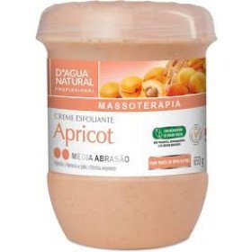 Creme esfoliante apricot média abrasão 650G - D'AGUA natural