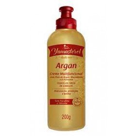 Creme multifuncional para cabelo Yamasterol argan com 200g