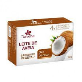 Sabonete Leite de Aveia Óleo de Coco Davene 90G