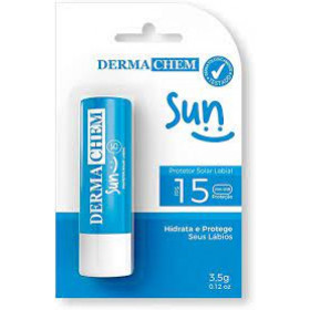  Protetor Solar e Hidratante Labial Sun - Dermachem Fps15
