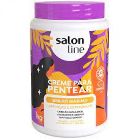 Creme Para Pentear Salon Line Brilho Máximo