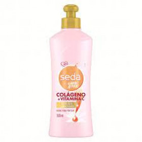 Creme para pentear Seda by Niina secrets colágeno e vitamina c com 325ml