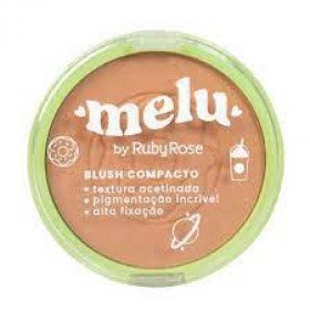 Blush Compacto Melu Ruby Rose - Cor Caramel