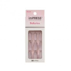 Unhas Postiças Autocolantes Impress Self Love Cor Chic Bailarina Kiss NY