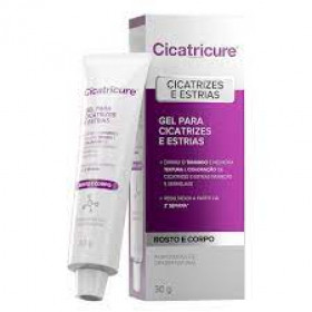 GEL PARA CICATRIZES E ESTRIAS CICATRICURE ROSTO E CORPO COM 30G