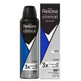 Desodorante Antitranspirante Rexona Men Clinical Clean 96h 150ml