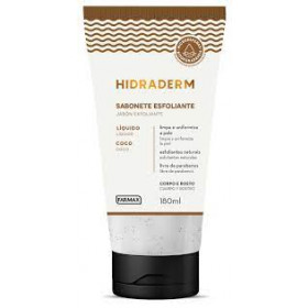 Sabonete Esfoliante Facial e Corporal Hidraderm Coco com 180ml