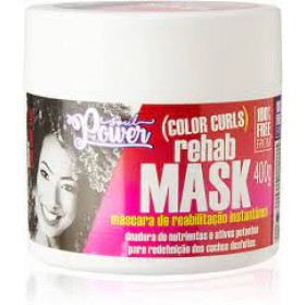 Máscara capilar Antirressecamento Soul Power Color Curls Rehab Reabilitação 400g