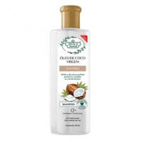 Shampoo Flores & Vegetais Óleo de coco virgem Anti-Frizz 300ml