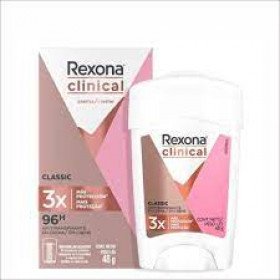 Desodorante Antitranspirante em Creme Rexona Clinical Classic 48g