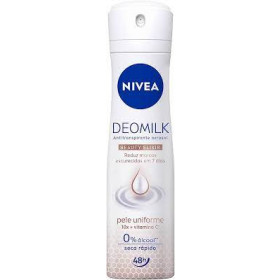 Desodorante Nivea Deomilk Beauty Elixir Pele Uniforme Aerosol Antitranspirante 150ml