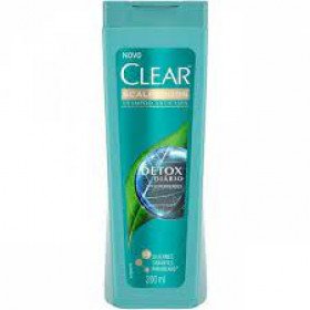 Shampoo anticaspa clear detox diário com 200ml Clear