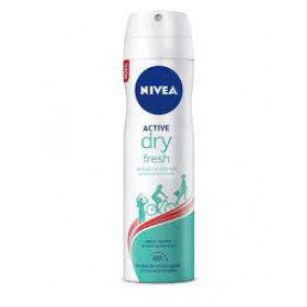 Desodorante aerosol antitranspirante Nivea feminino active dry fresh com 150ml