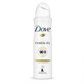 Desodorante Dove invisible dry aerossol antitranspirante 150ml