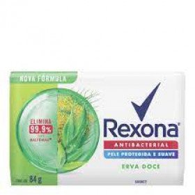 Sabonete em Barra Rexona Antibacterial Erva doce 84g