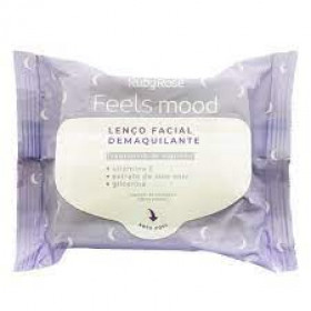 Lenço Facial Demaquilante Fragrância de algodão Ruby Rose-Feels Mood