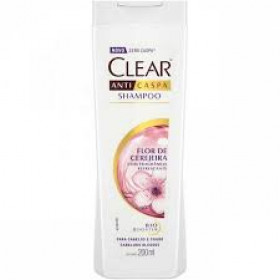 Shampoo anticaspa Clear women flor de cerejeira com 200ml