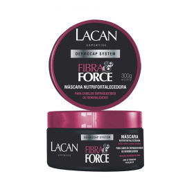 Máscara capilar Nutrifortalecedora Lacan Fibra & Force - 300g