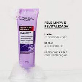 GEL DE LIMPEZA FACIAL ANTI-IDADE L´ORÉAL PARIS REVITALIFT HIALURÔNICO 80G