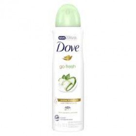 Desodorante Dove go fresh pepino e chá verde aerossol antitranspirante com 150ml 