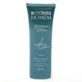 Shampoo Bio Extratus Homem Cabelo Grisalho Cevada e Nogueira 250Ml
