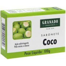 Sabonete em Barra Granado Coco Pele Mista a Oleosa com 100g