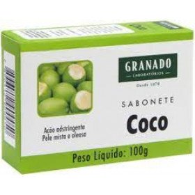 Sabonete em Barra Granado Coco Pele Mista a Oleosa com 100g