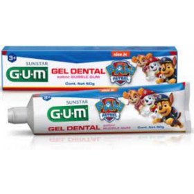 Creme Dental Infantil Gum Patrulha Canina Tutti-Frutti 50g