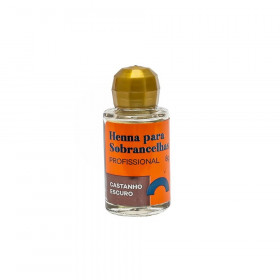 Henna para Sobrancelha 8g Castanho Escuro - Della & Delle