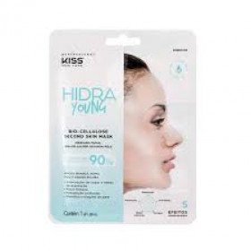 Máscara Facial Bio-Cellulose Kiss New York Hidra Young 20ml