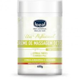 Creme De Massagem Corporal Detox 650g – Ideal