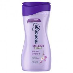 Sabonete Líquido Monange Flor de Lavanda com 240ml Monange