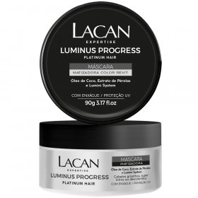 Máscara capilar Matizadora Lacan Platinum Hair Luminus Progress 90g