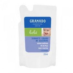 Refil Sabonete Líquido de Glicerina Granado Bebê Lavanda com 250ml