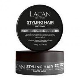 Cera Modeladora Lacan Matte Wax Fixação Forte 100g
