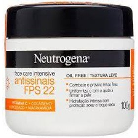 CREME FACIAL NEUTROGENA FACE CARE INTENSIVE ANTISSINAIS FPS 22 COM 100G Neutrogena