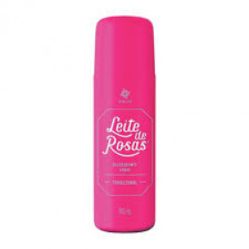 Desodorante spray feminino leite de rosas tradicional 90ml