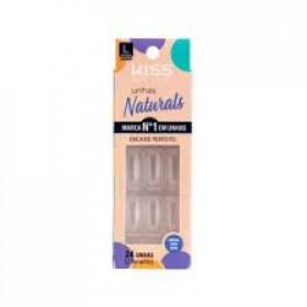 Unhas postiças Naturals Bailarina Transparente- kiss New york