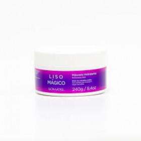 Máscara capilar profissional Liso Mágico 240g Lowell