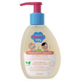 Sabonete Líquido Turma da Mônica Baby Pérolas Cremosas com 200ml Infantil