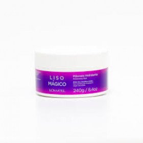 Máscara capilar profissional Liso Mágico 240g Lowell